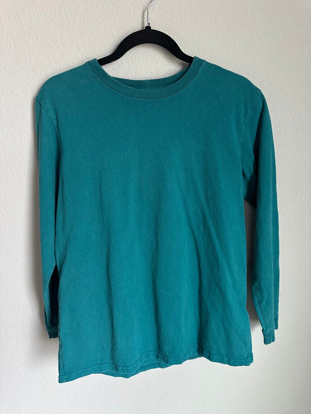 Carhartt Kids Long Sleeve Tee Teal Loose Fit M 8-10